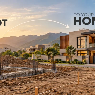 Plot to keys construction in Islamabad by CUBE Design & Construction