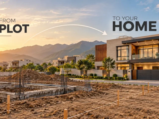 Plot to keys construction in Islamabad by CUBE Design & Construction
