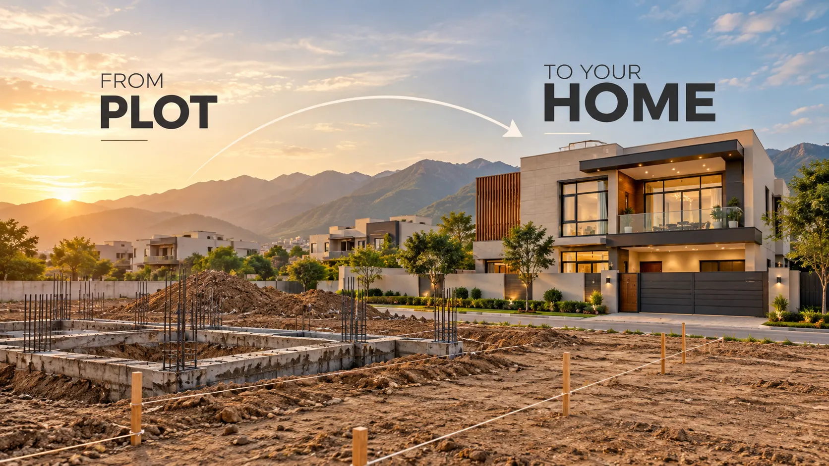 Plot to keys construction in Islamabad by CUBE Design & Construction