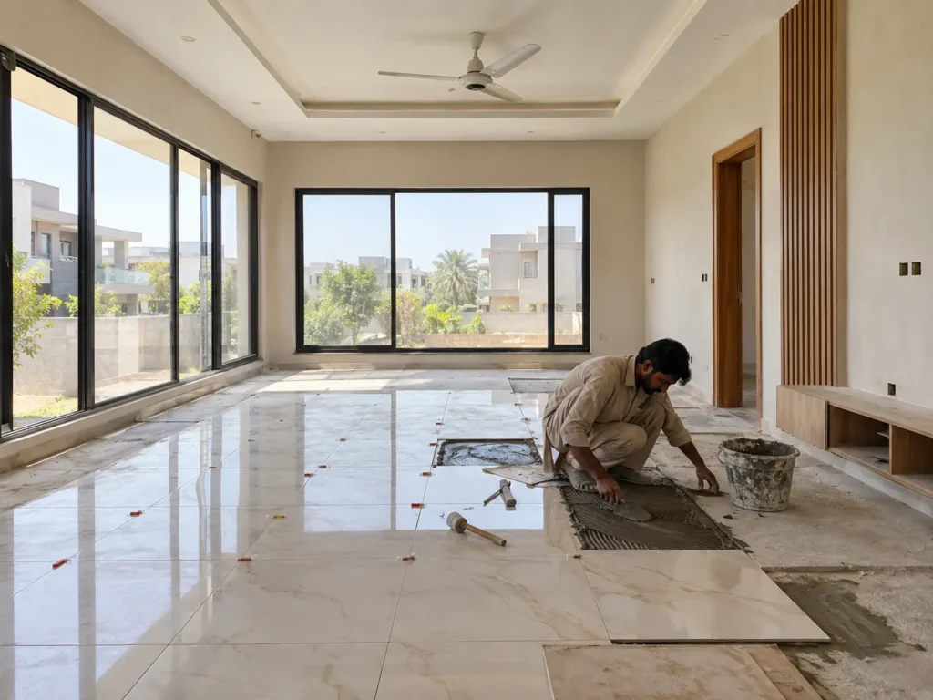 : Finishing work in turnkey construction in Islamabad